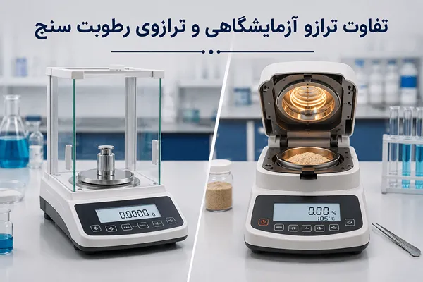 تفاوت ترازو آزمایشگاهی و ترازوی رطوبت سنج