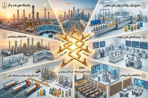 کاربرد تجهیزات نفت و پتروشیمی در صنایع مختلف